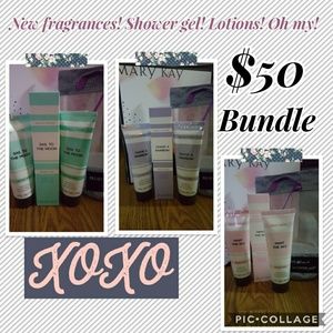 Bundle packages of lotions, mists and shower gels